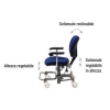 Sedia da lavoro ergonomica Allmobility Boxer - immagine 2