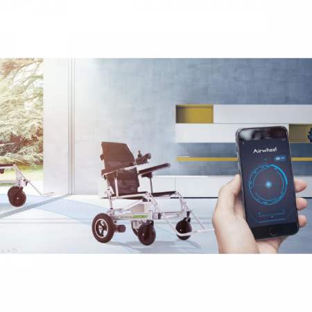 Carrozzina Elettrica Pieghevole Orthopedic Service H3PS AIRWHEEL - immagine 3
