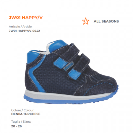 scarpa happy velcro biscotto duna