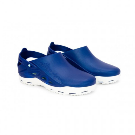 Zoccolo professionale Calzuro Rebel blu metal bianco - immagine 2