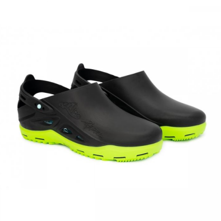 Zoccolo professionale Calzuro Rebel nero verde - immagine 2