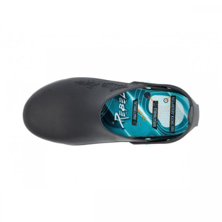 Zoccolo professionale Calzuro Rebel nero verde - immagine 3