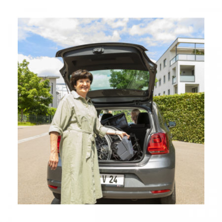 Propulsore di spinta elettrico per carrozzine manuali ViaGo Invacare - immagine 3