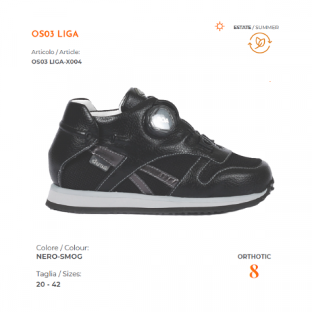 scarpa duna boa liga nero smog