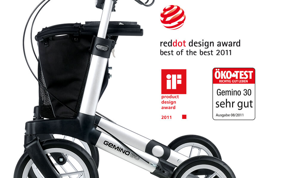Deambulatore Rollator Sunrise Medical Gemino 60 ATR - immagine 3